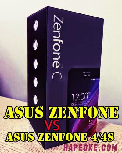 Perbedaan Asus Zenfone c dan Zenfone 4